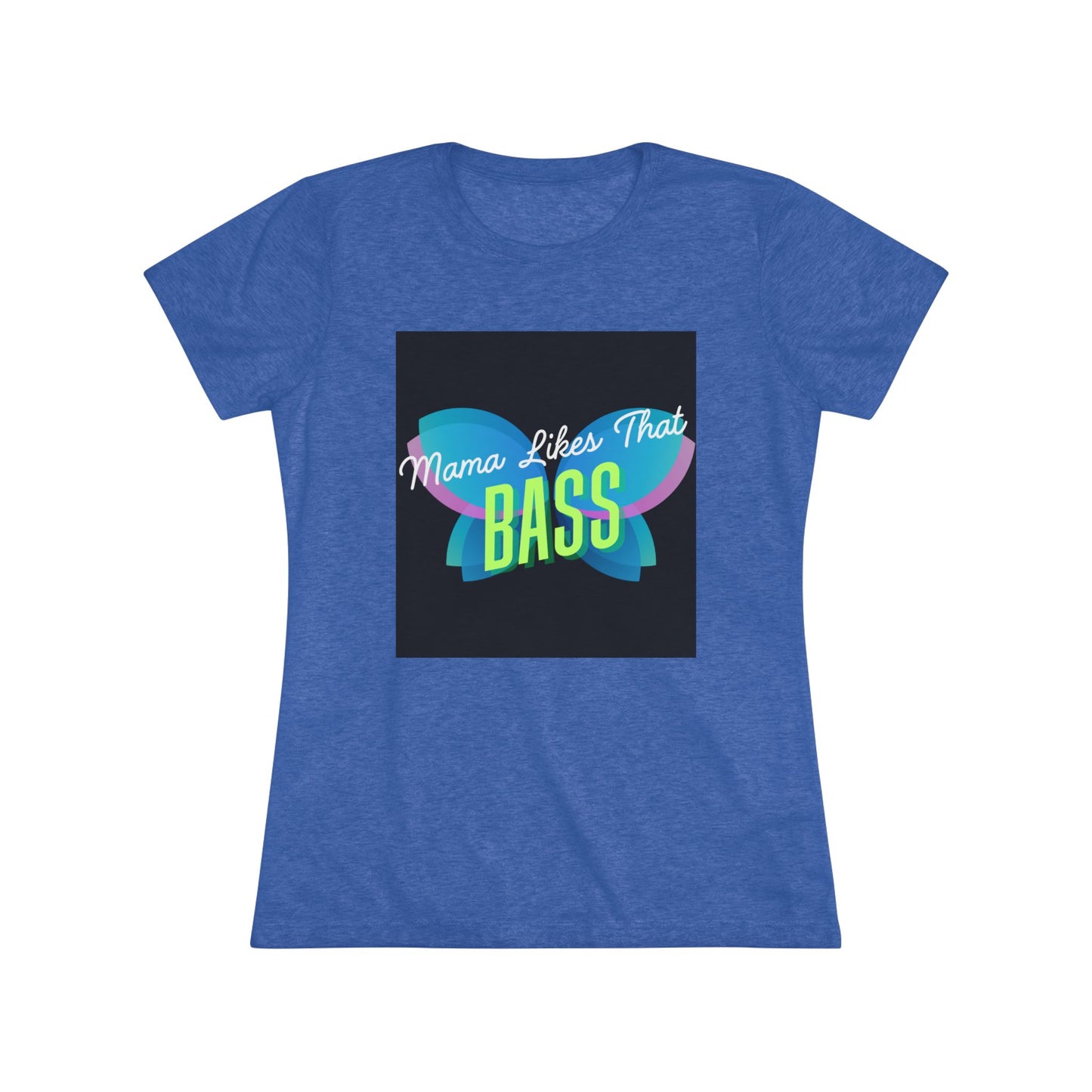 Mama Likes That Bass – Butterfly Groove Tee, Comfort Tee, Women's Tee, Mom's tee, Mother's Day, Festival attire