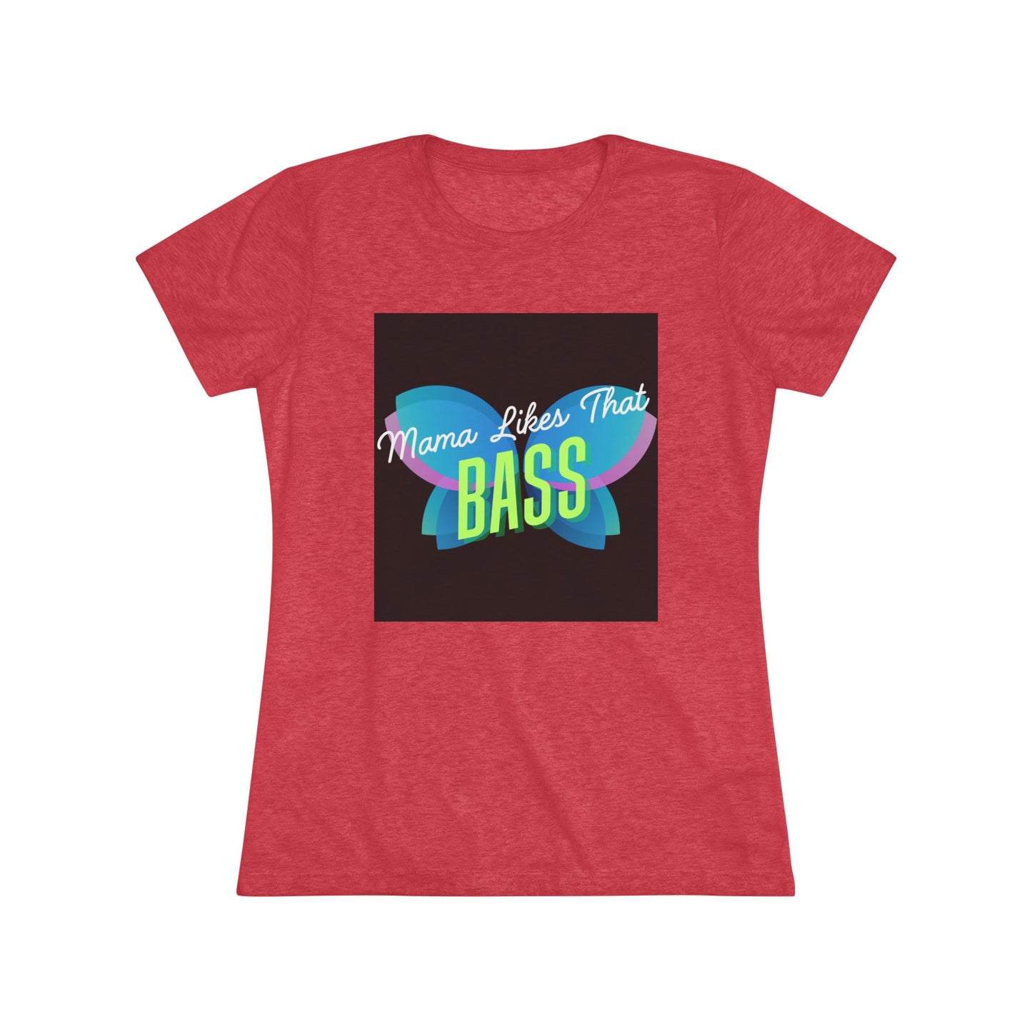 Mama Likes That Bass – Butterfly Groove Tee, Comfort Tee, Women's Tee, Mom's tee, Mother's Day, Festival attire