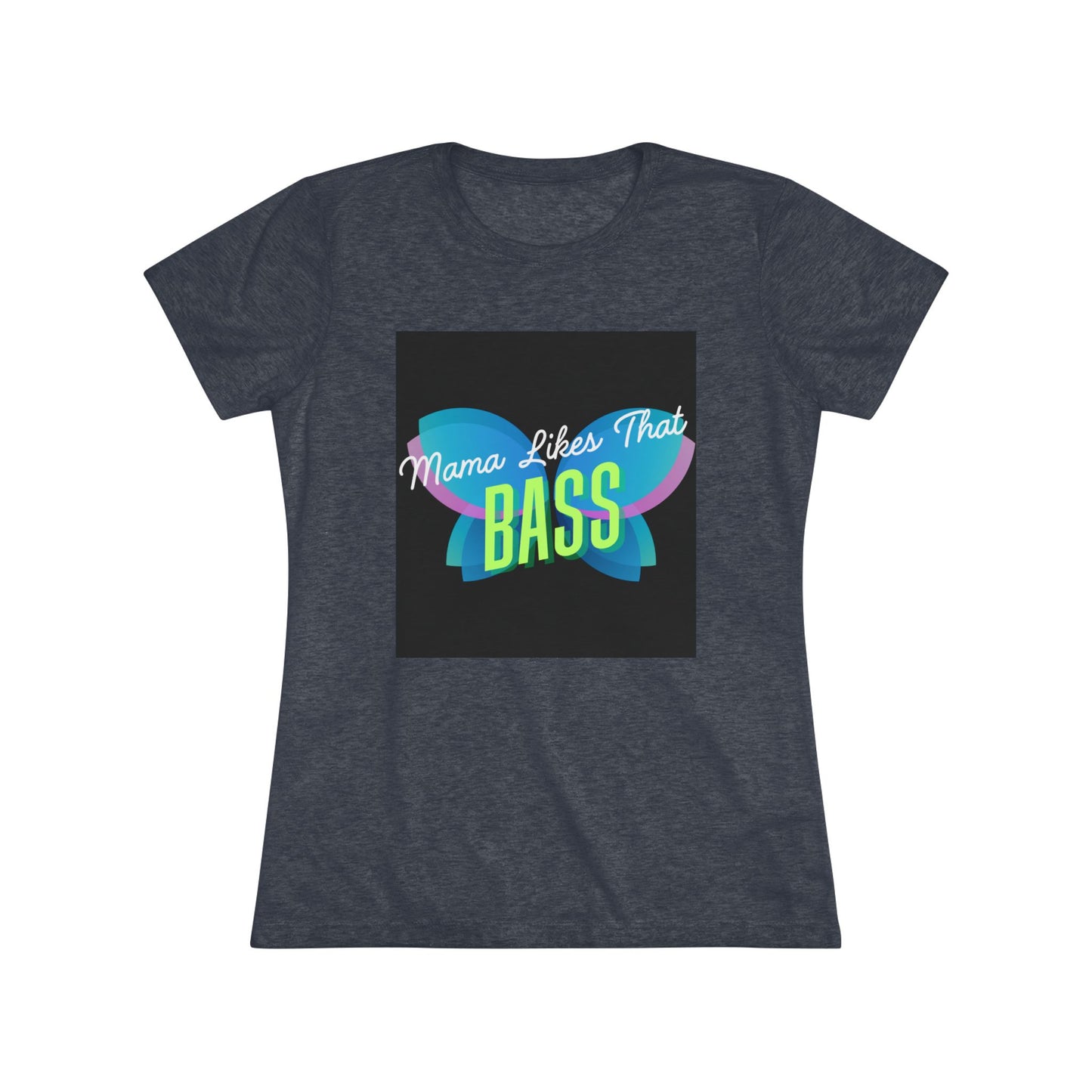 Mama Likes That Bass – Butterfly Groove Tee, Comfort Tee, Women's Tee, Mom's tee, Mother's Day, Festival attire