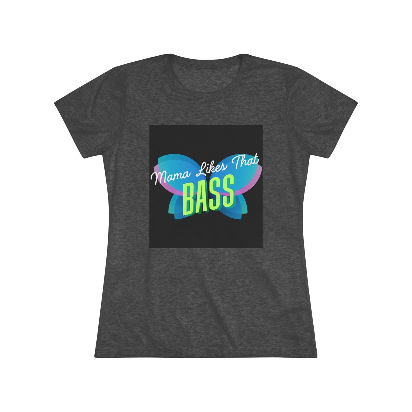Mama Likes That Bass – Butterfly Groove Tee, Comfort Tee, Women's Tee, Mom's tee, Mother's Day, Festival attire
