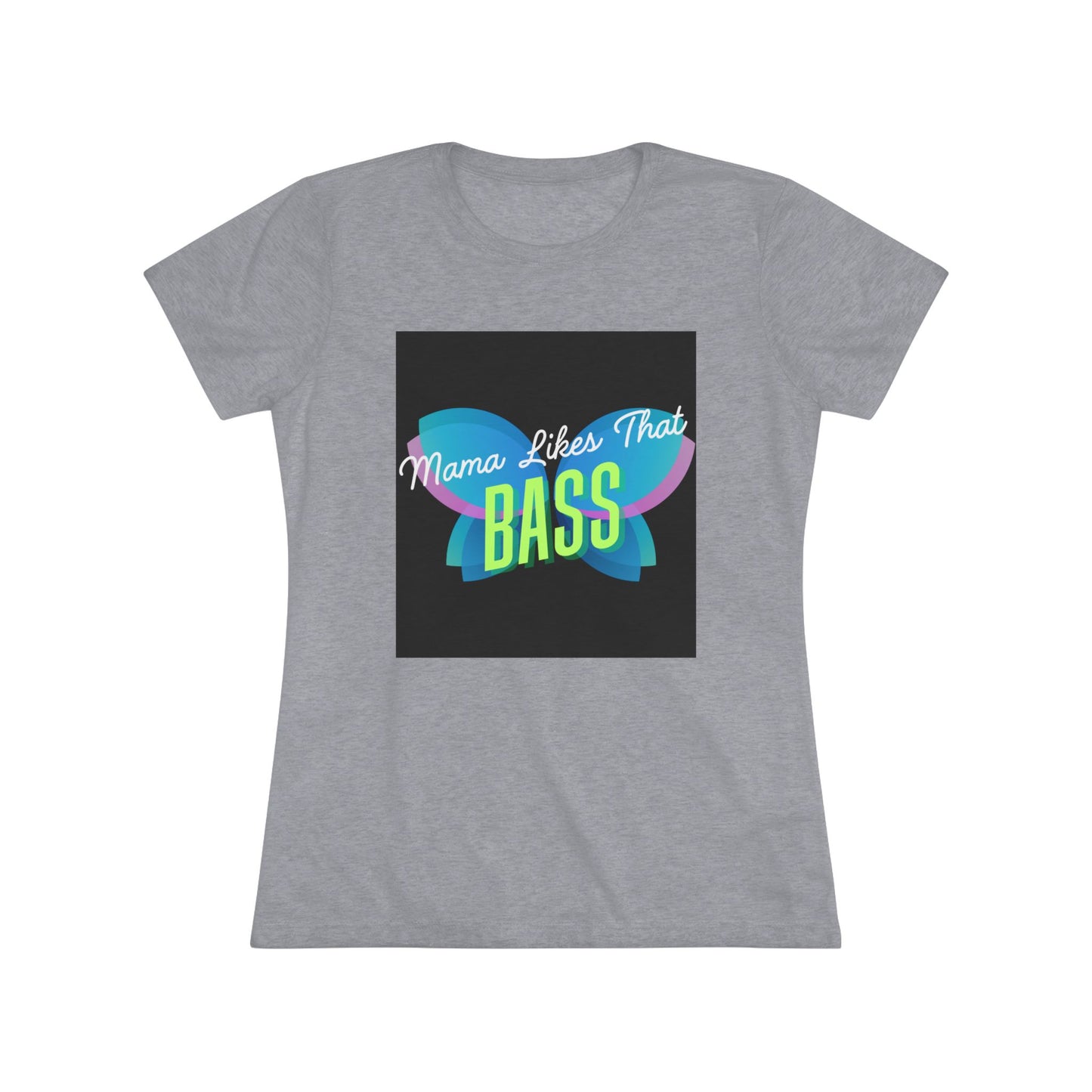 Mama Likes That Bass – Butterfly Groove Tee, Comfort Tee, Women's Tee, Mom's tee, Mother's Day, Festival attire